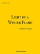 Light of a Winter Flame Concert Band sheet music cover